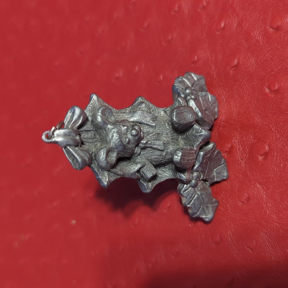 Vintage 1987 ricker pewter ornament
